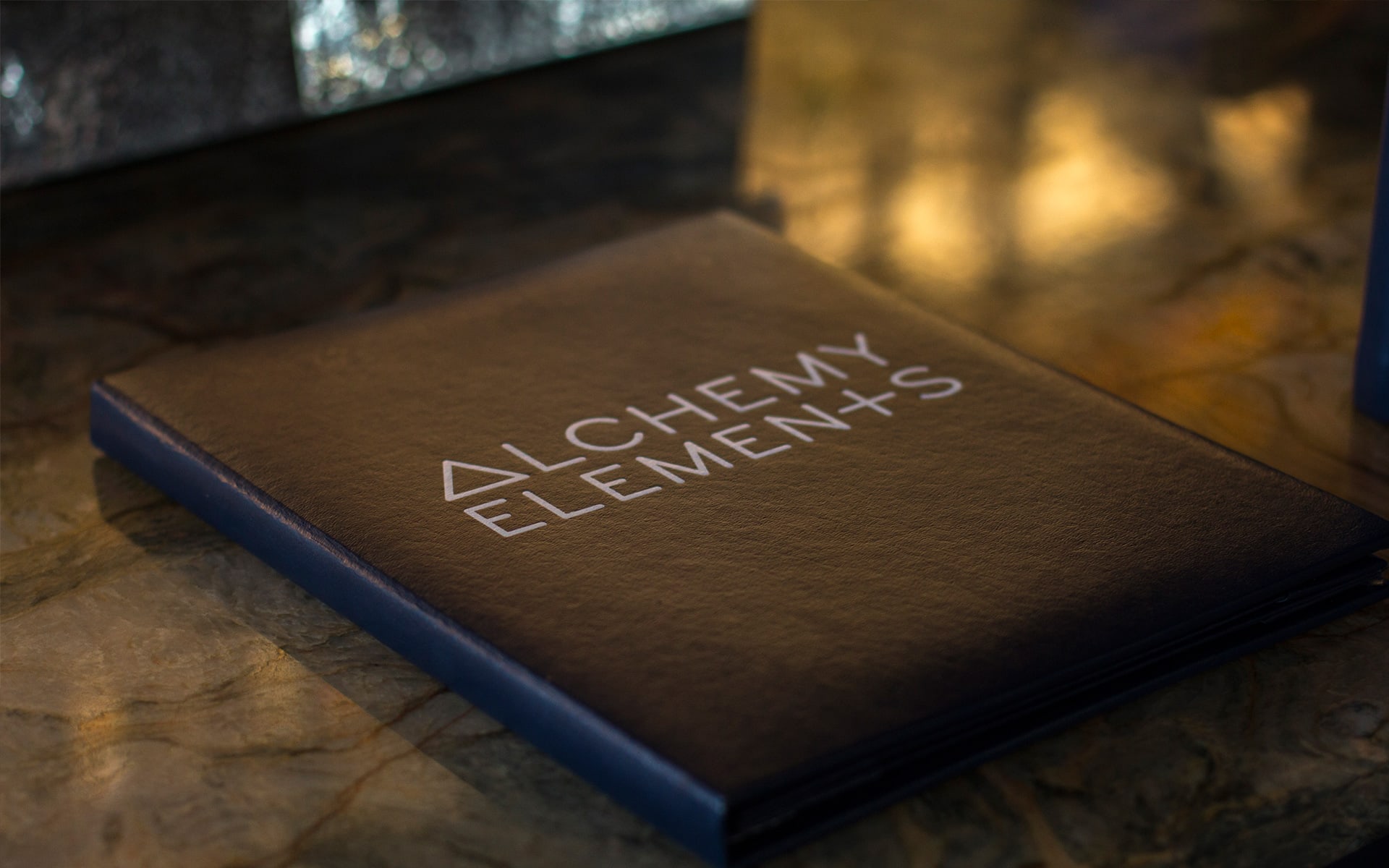 Alchemy Elements Menu Cover